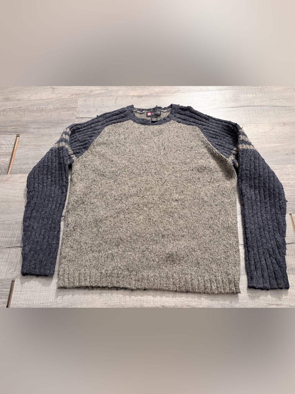 Vintage Industrial Exchange Mens XLSweater Wool Blend Y2K 90s ble